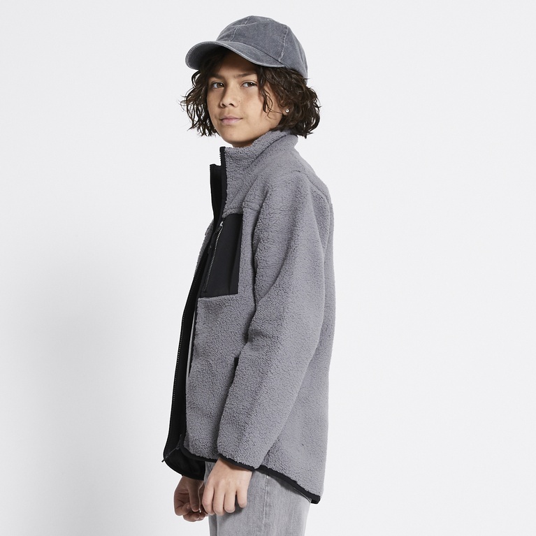 Pile jacket "Edor Star" Grey